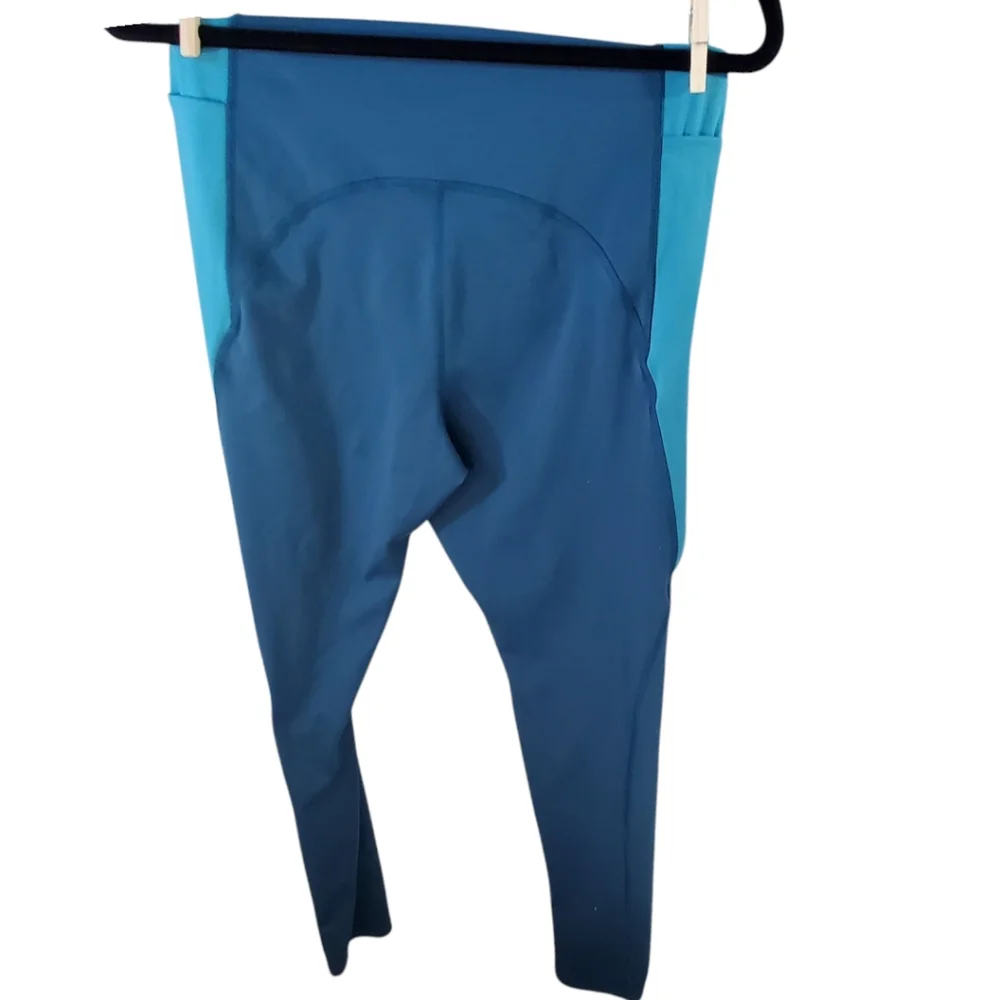 Women's All In Motion Two Tone Green  Leggings Size XL - Picture 2 of 10